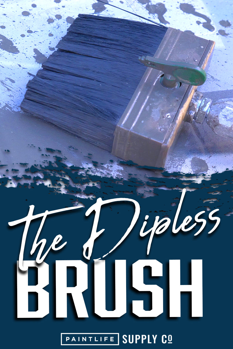 The Dipless paint brush for decks and fences