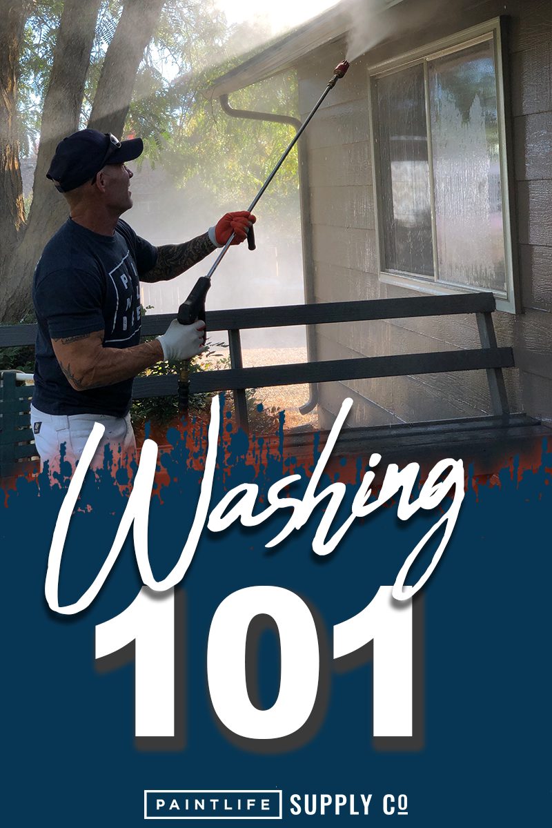 Pressure washing with The Idaho Painter