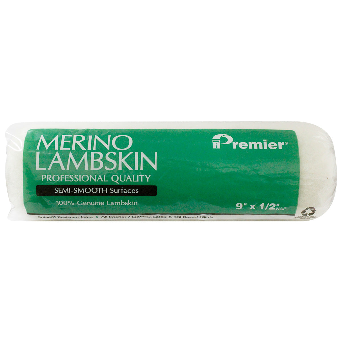 thumbnail image 2 of Wooster Wool Lambskin 9 In. W X 1-1/4 In. Regular Paint Roller Cover 1 2 of 11