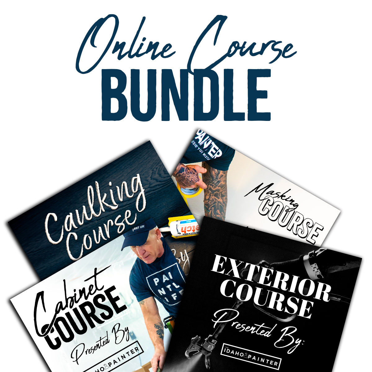 Paint Life 4 course bundle. Online painting courses by The Idaho Painter