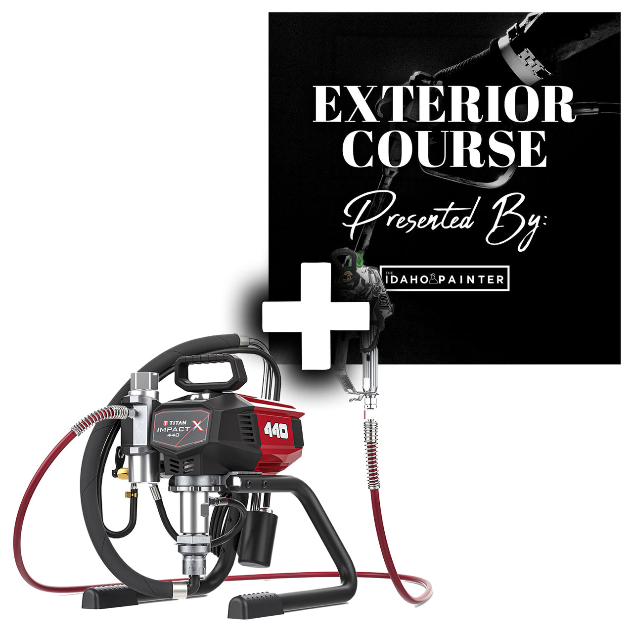 Paint Life Titan paint sprayer plus exterior painting course package deal