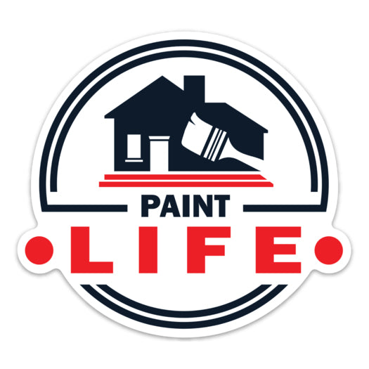 Paint Life Circle-House Sticker