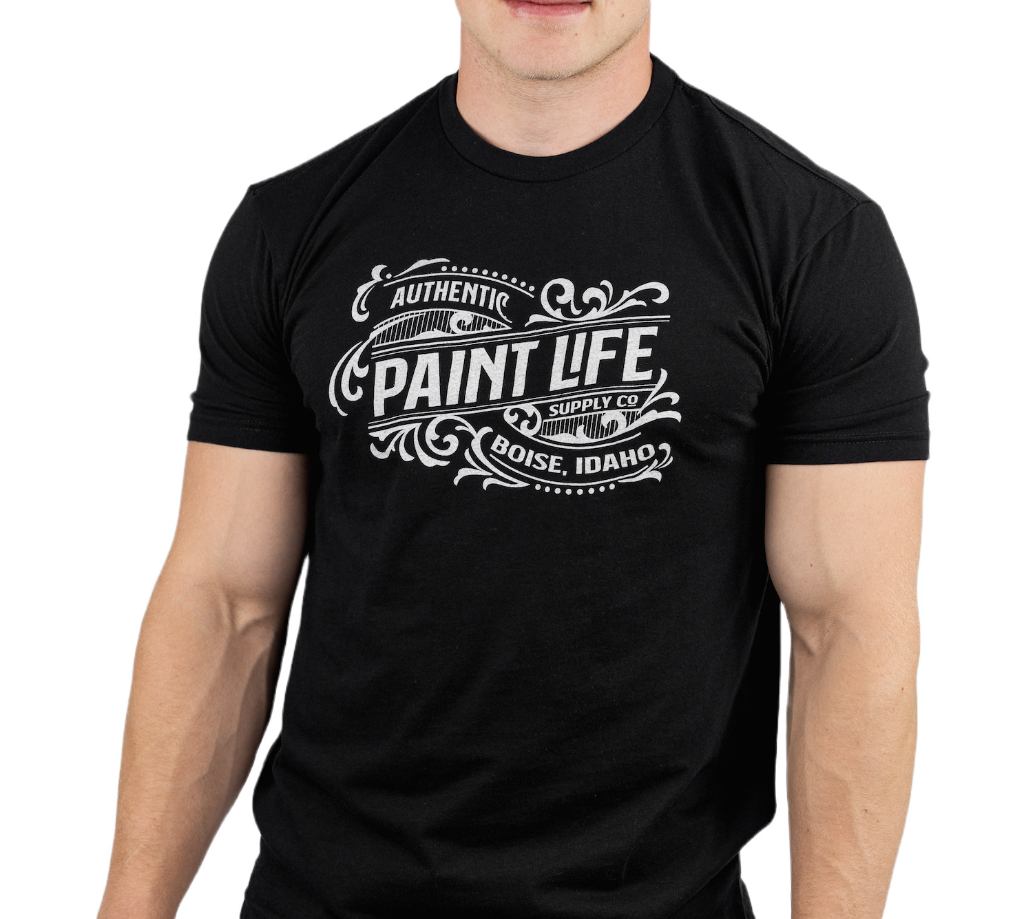 H H Printing Paint Life Just Roll with It Shirt XL