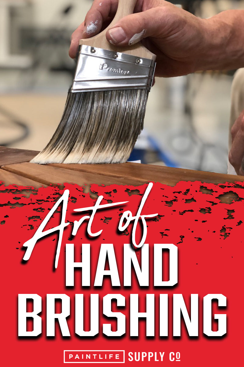 The art of brushing and rolling paint