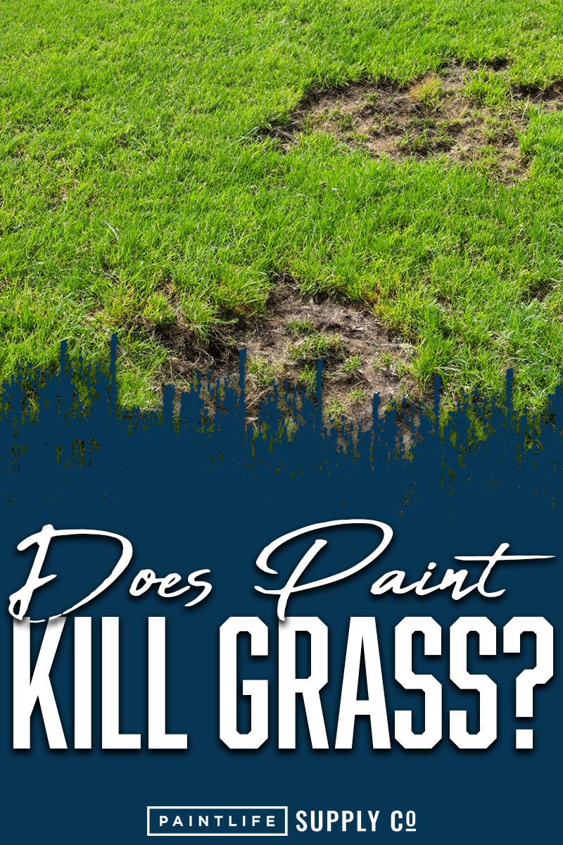 Does paint kill grass, by The Idaho Painter