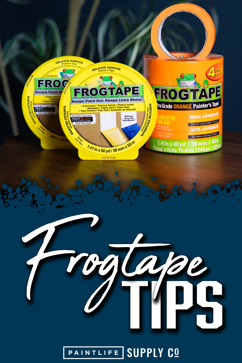 Tips painting perfect lines with FrogTape.  By The Idaho Painter