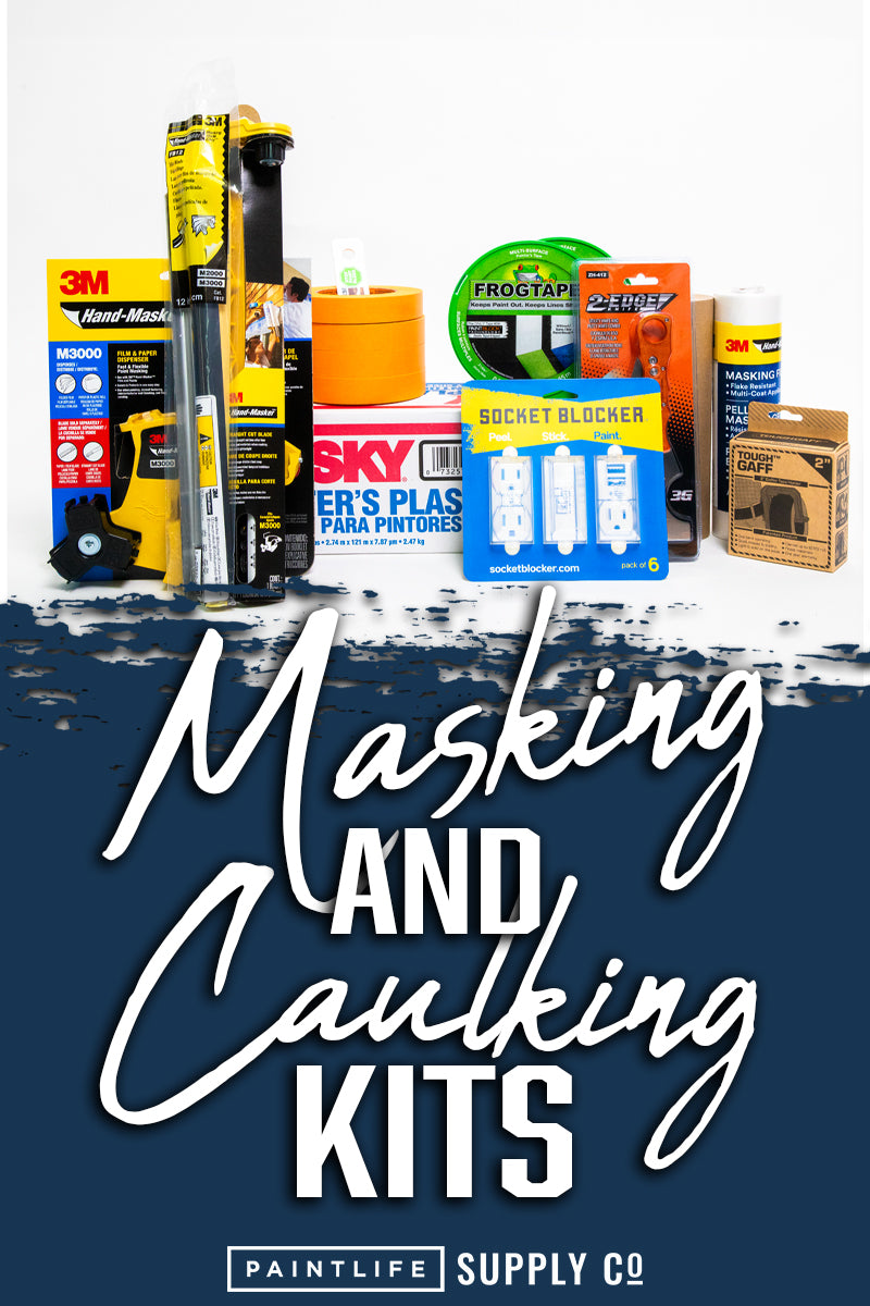 Masking and caulking kits from Paint Life Supply Co.