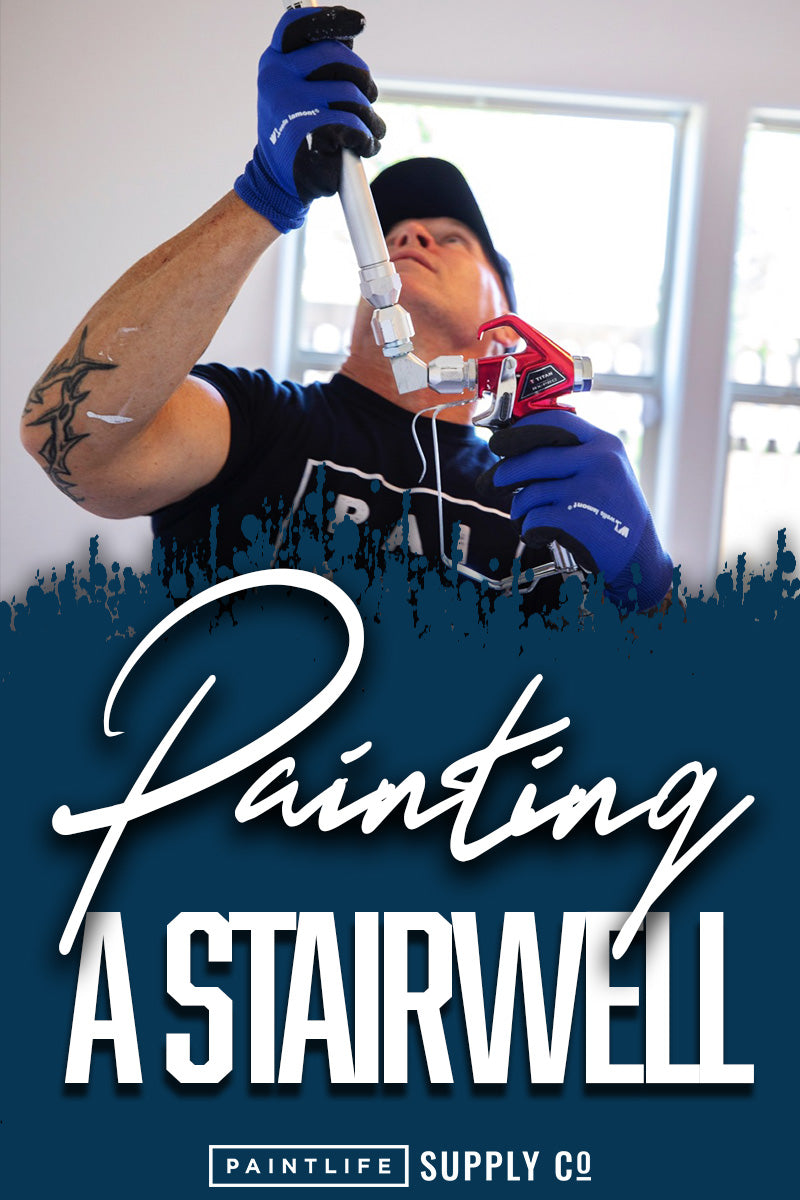 How to paint a stairwell