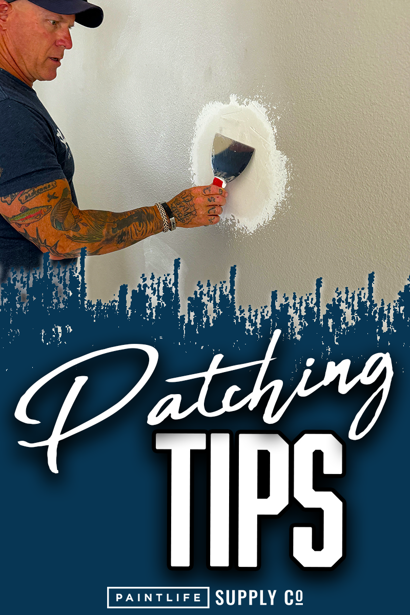 Creating a perfect wall patch.  Priming and patching by The Idaho Painter