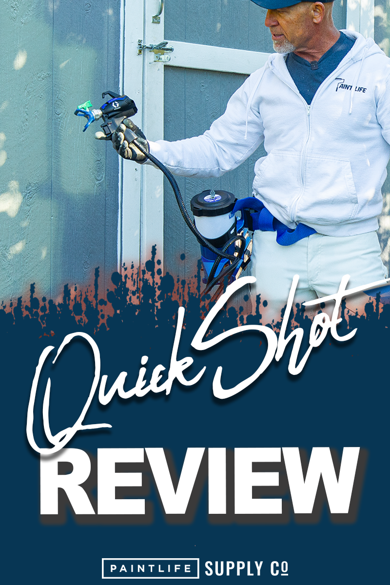 Graco QuickShot paint sprayer review by The Idaho Painter.