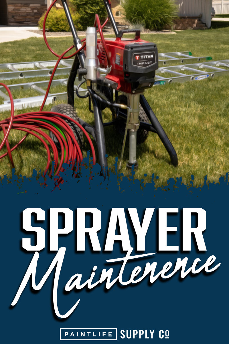Proper paint sprayer maintenance tips and tricks by The Idaho Painter.