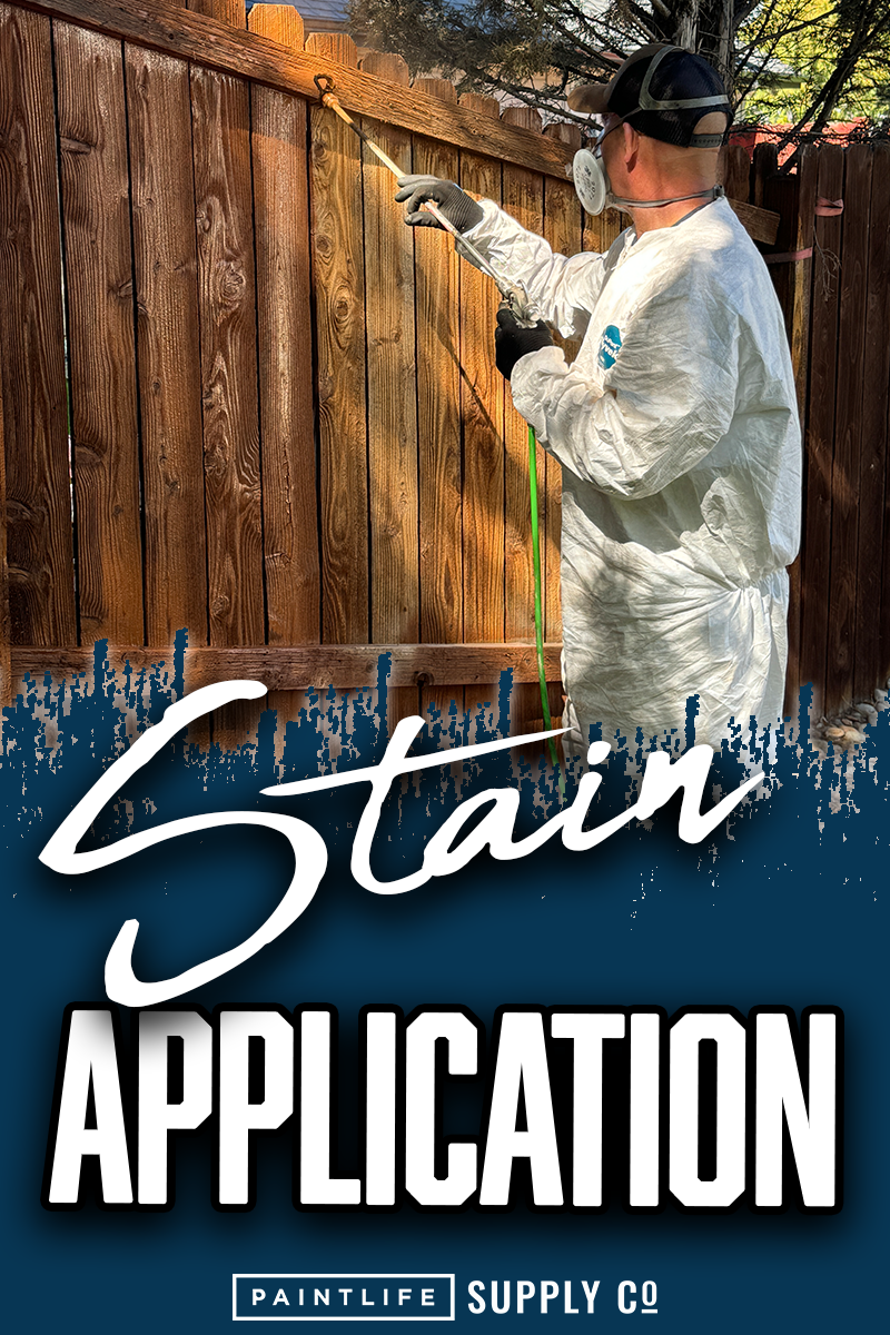 Stain application blog by The Idaho Painter