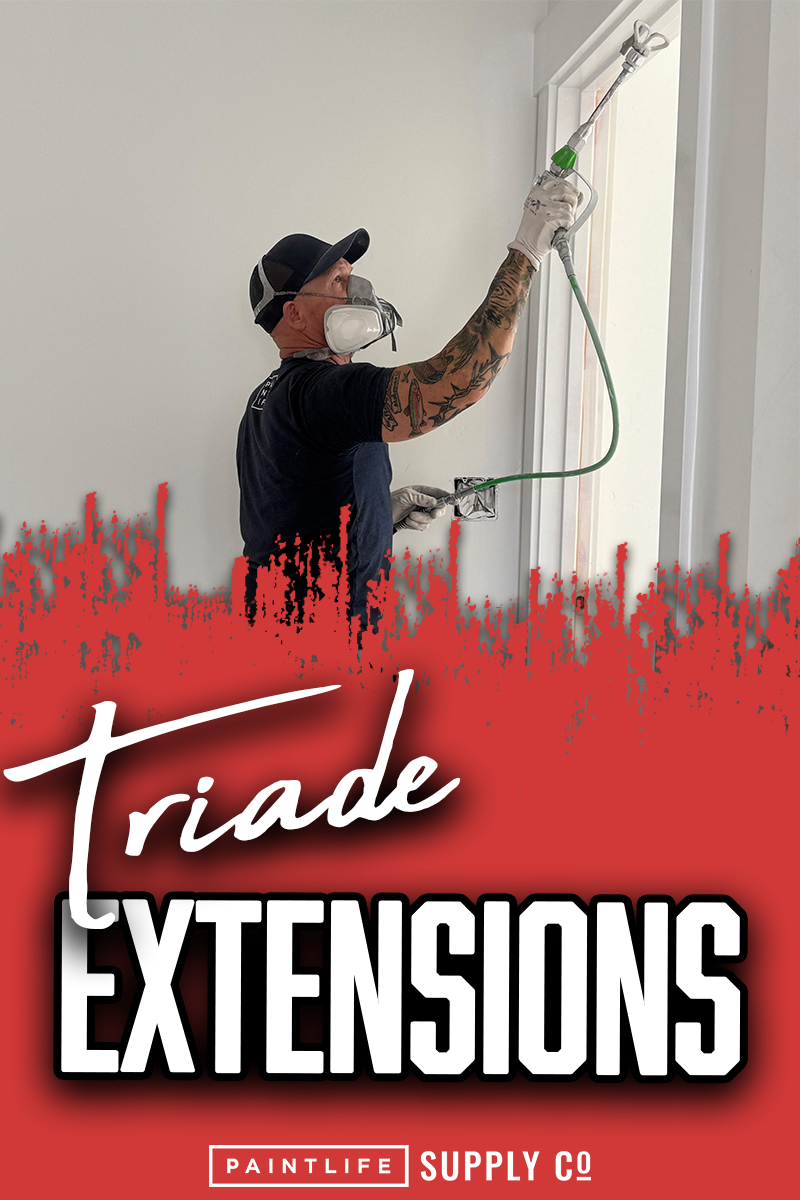 Triade innovative airless extension available at Paint Life Supply Co.