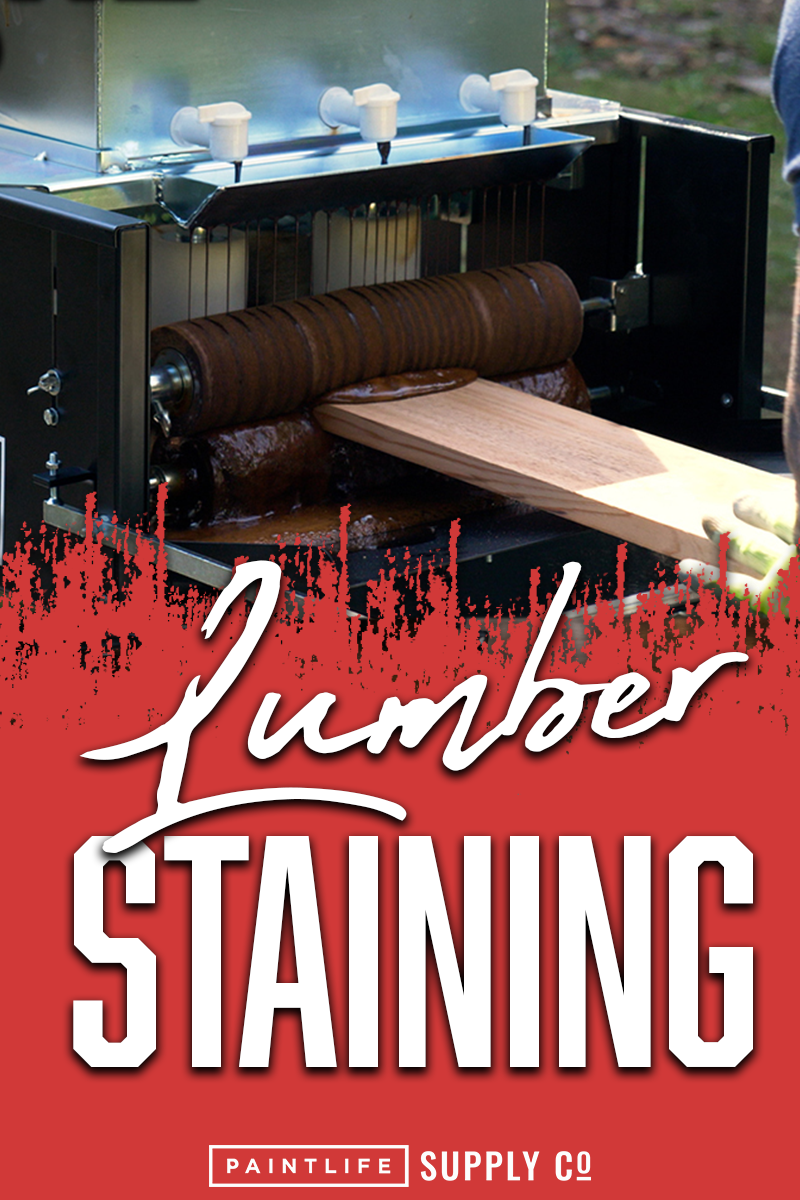 Expert Lumber Staining machine only at Paint Life Supply Co.