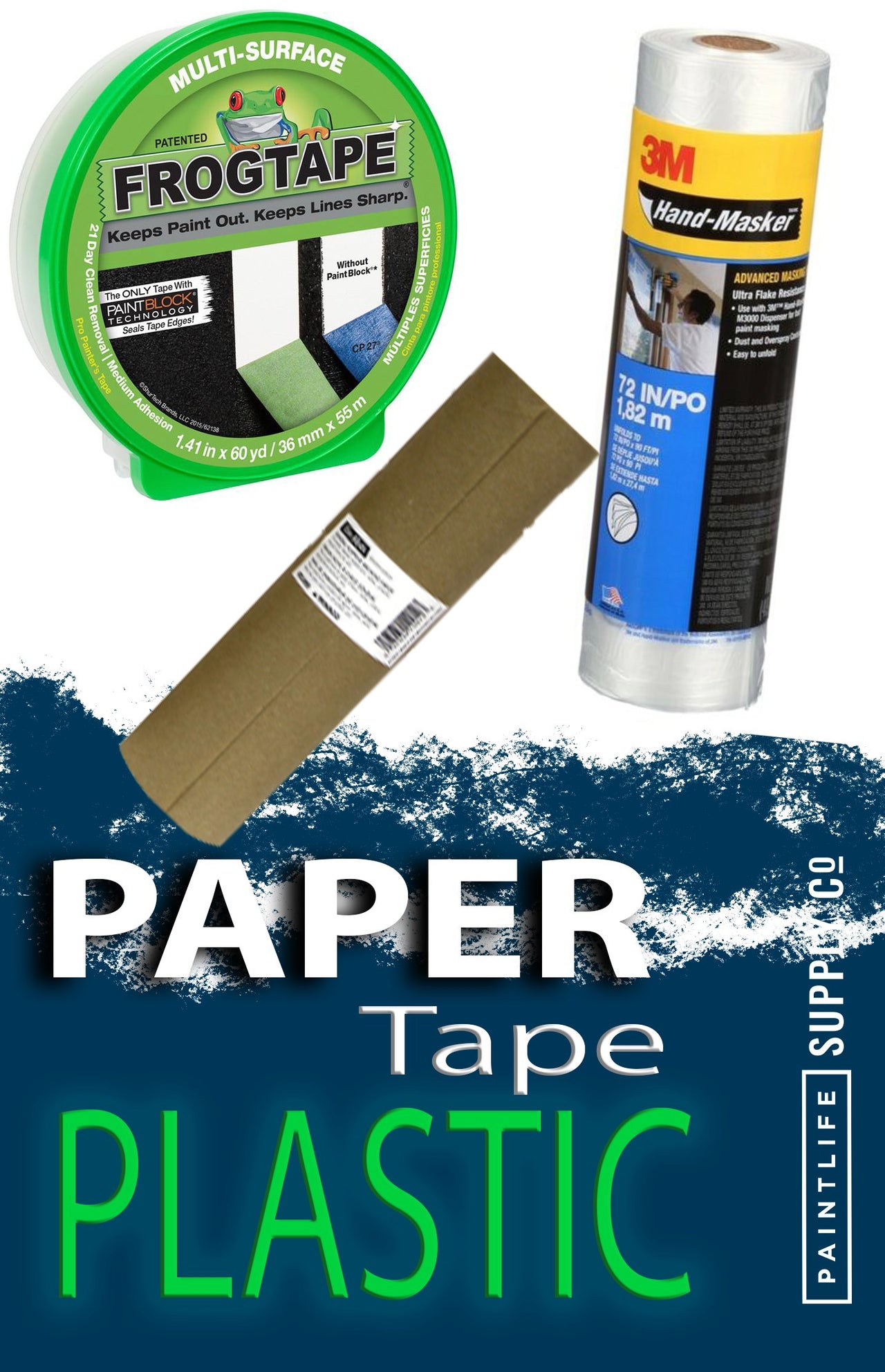Paint Life paper tape plastic