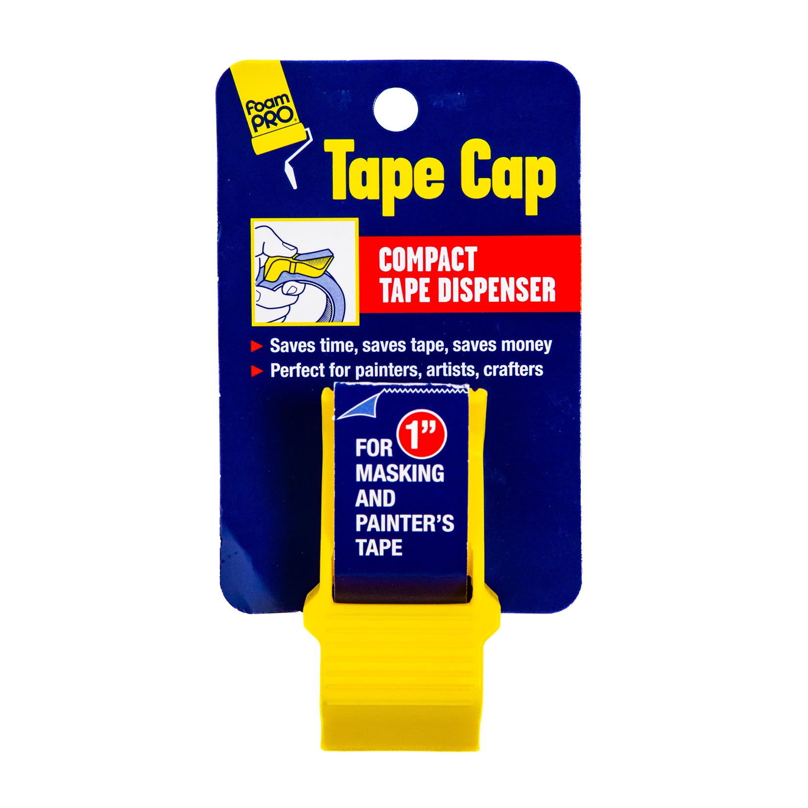 FoamPRO Tape Cap Compact Tape Dispenser