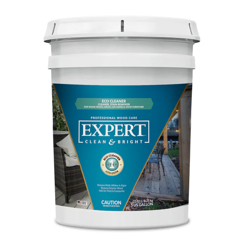 Expert Clean & Bright Eco Cleaner: Oxygenated Wood Bleach 5 Gallons Paint Life Supply Co