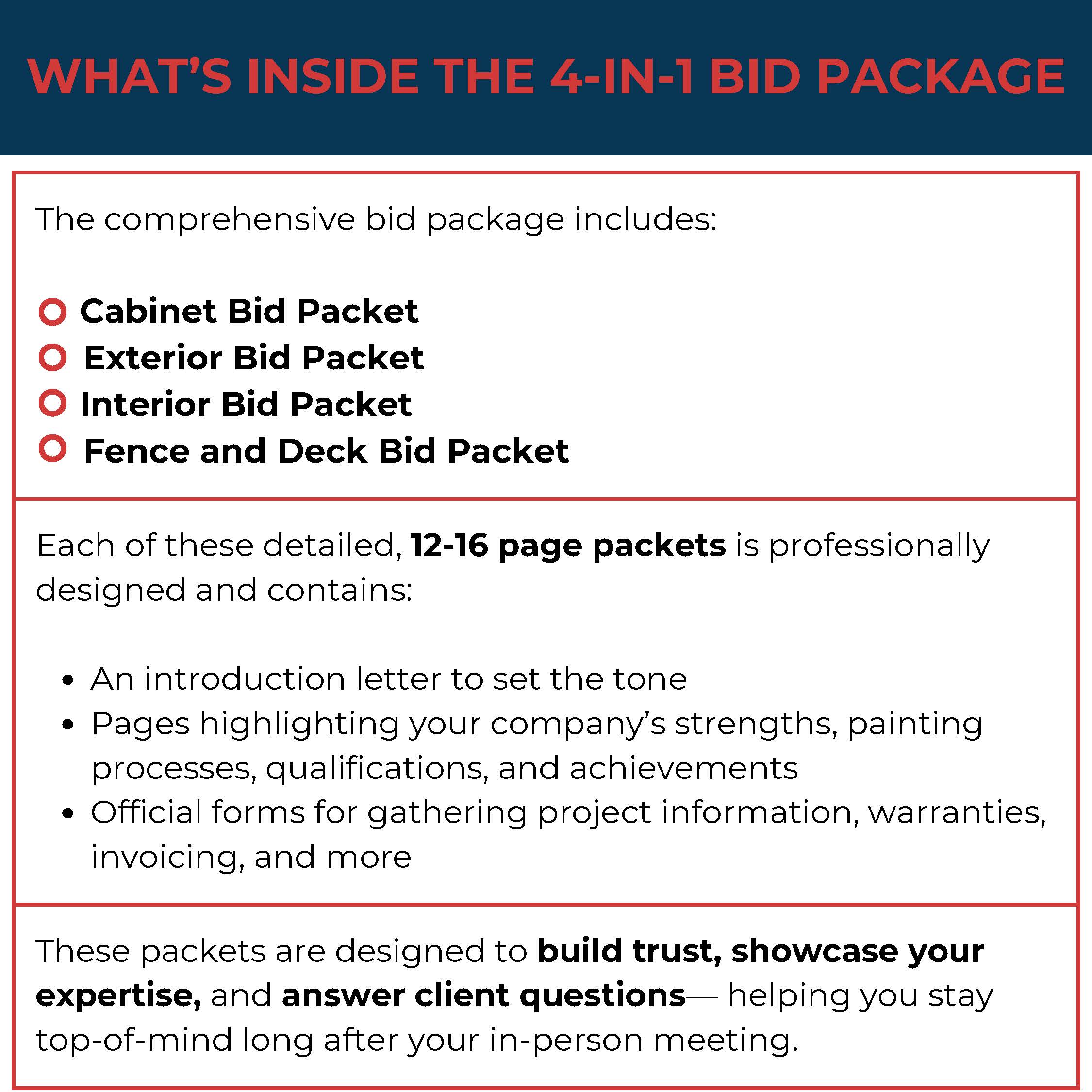 Example Bid Package Document Complete Bid Documents Package