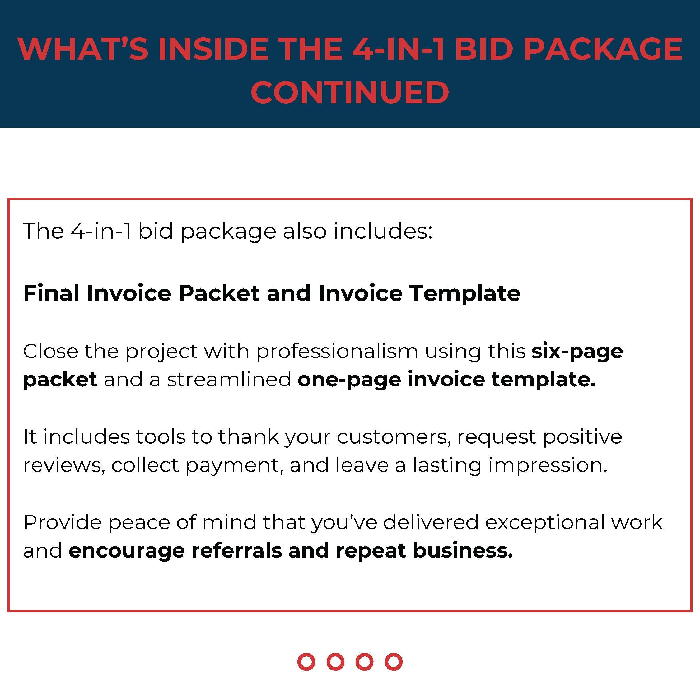 Example Bid Package Document Complete Bid Documents Package