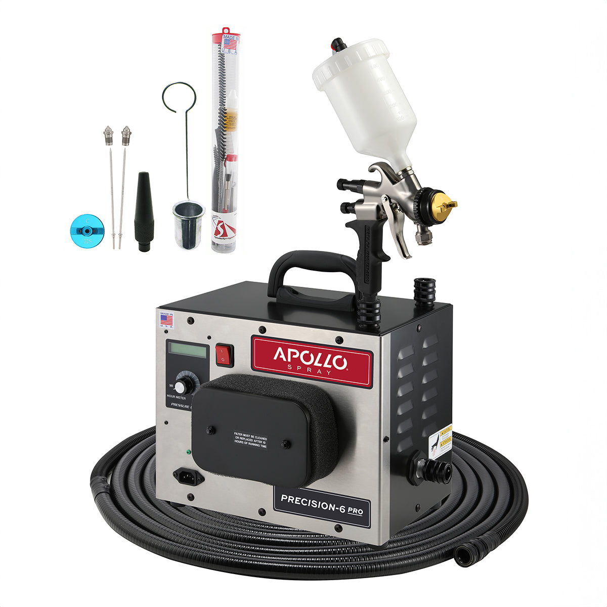 Apollo HVLP Precision-6 PRO Turbo Paint Spray System Plus Package