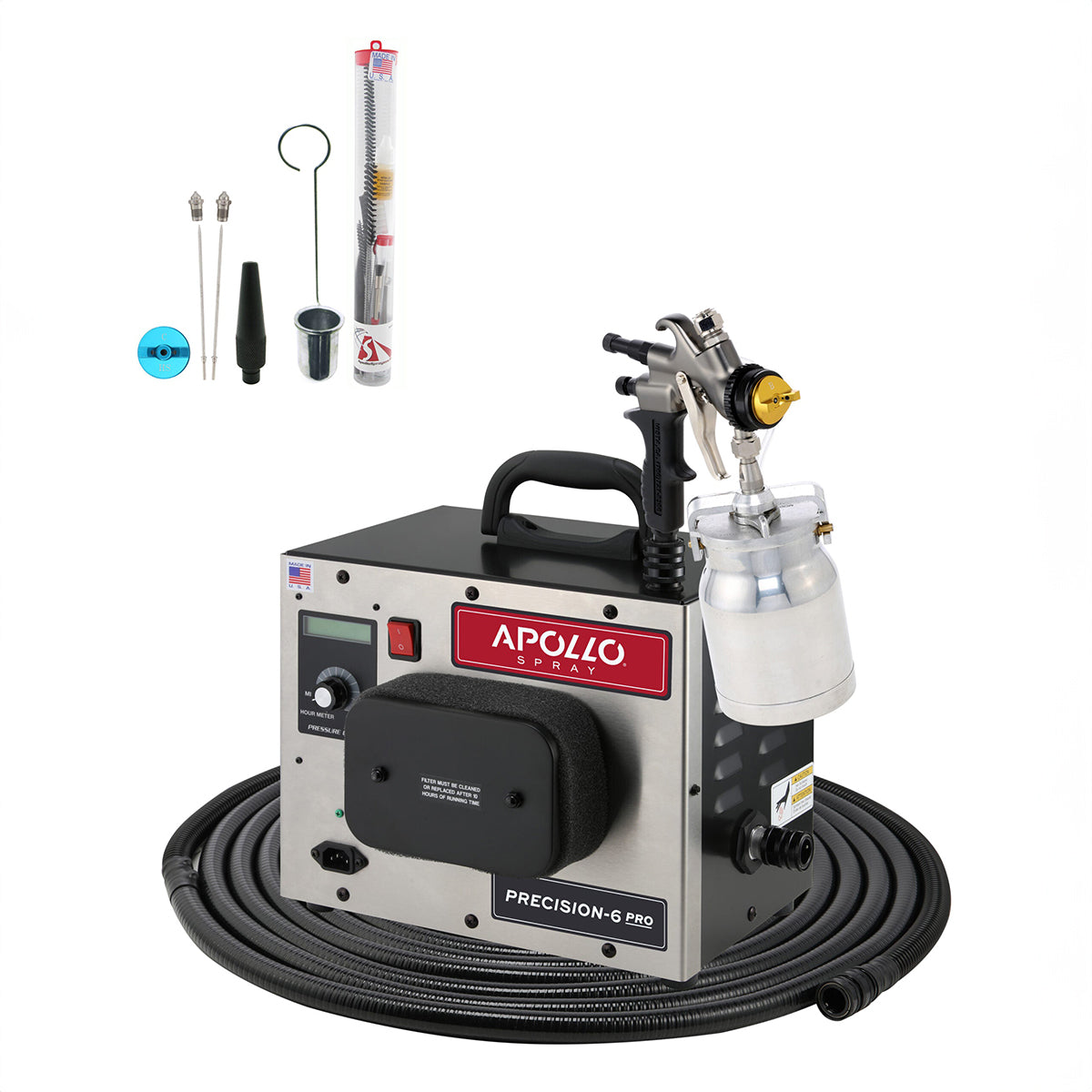 Apollo HVLP Precision-6 PRO Turbo Paint Spray System Plus Package