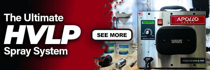 Apollo Precision-6 HVLP sprayers at Paint Life Supply Co.