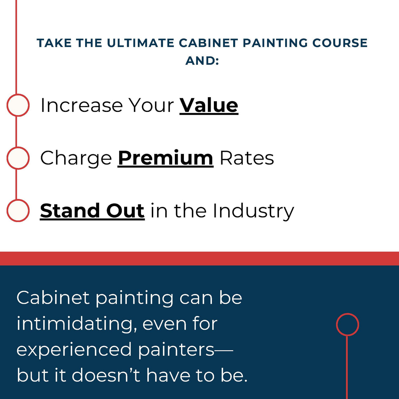 Paint Life Cabinet Course description. Course by The Idaho Painter