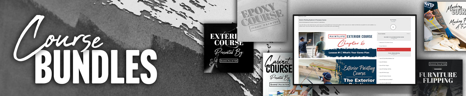 Online course bundles from Paint Life Supply Co.