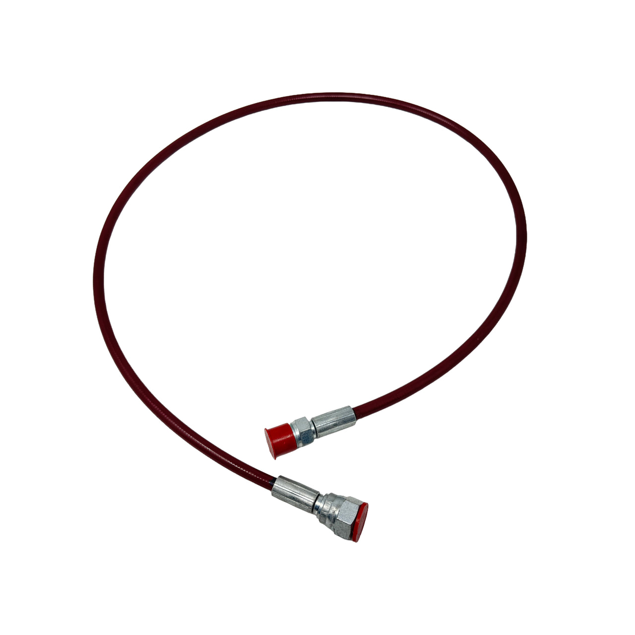Paint Life ExitFlex hose whip maroon in color.
