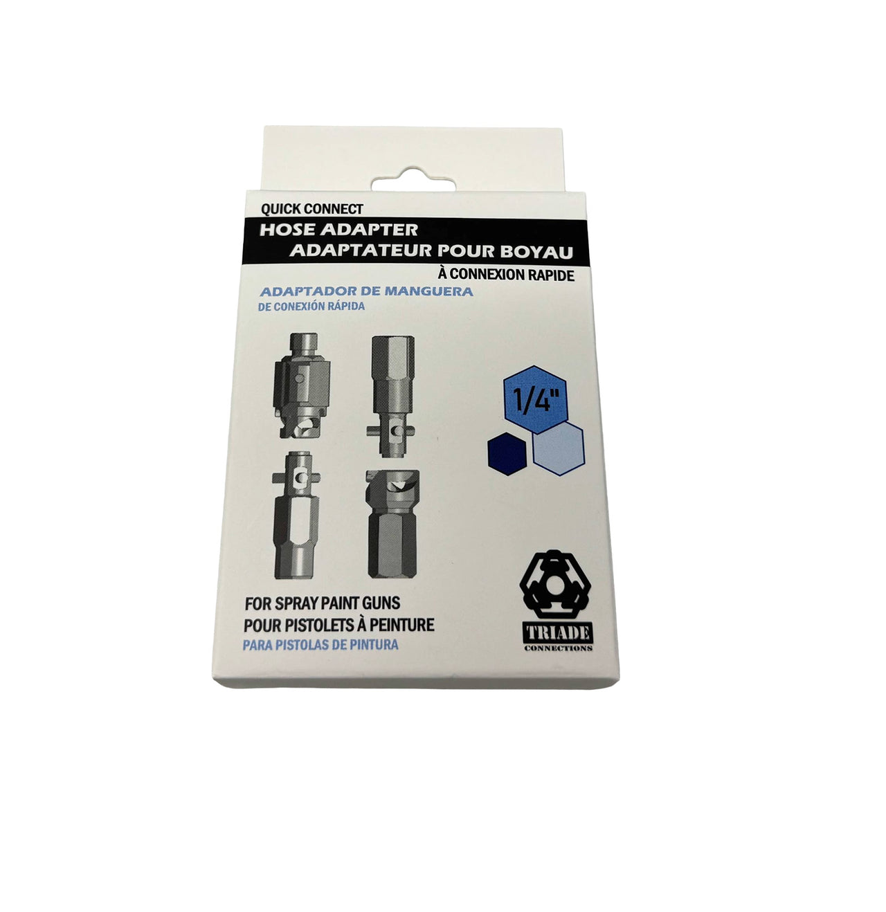 Triade quick connect hose connector from Paint Life Supply Co.