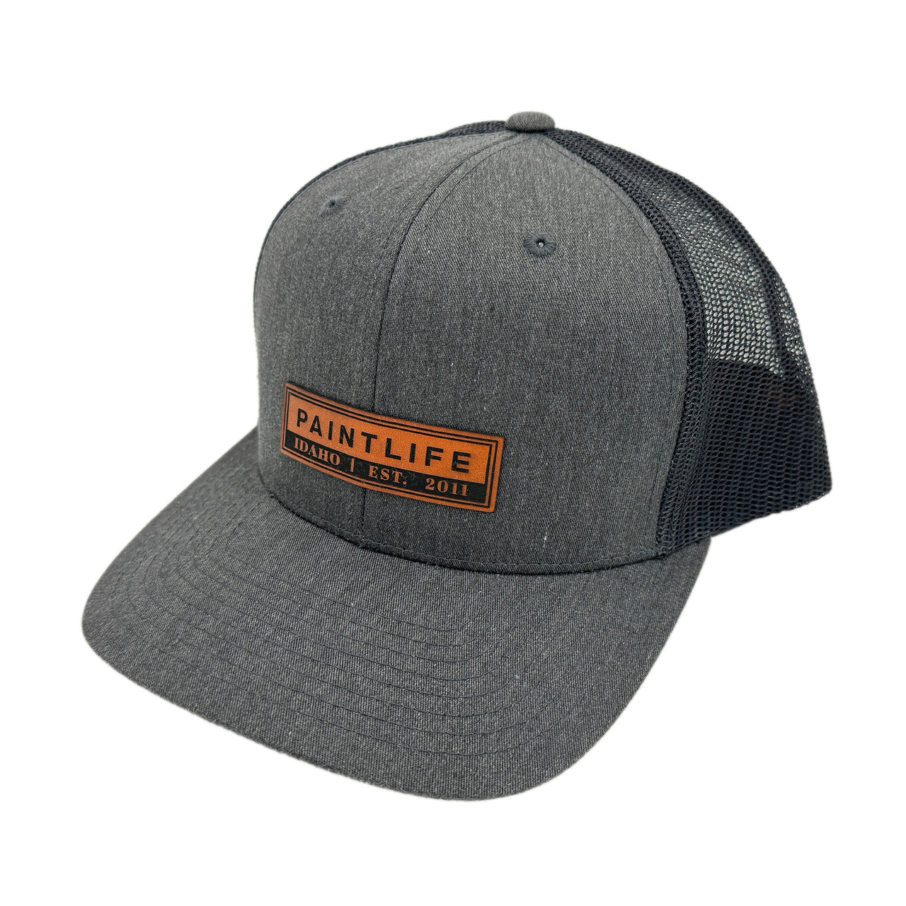 Paint Life Patch Hat Charcoal Ash Mesh Paint Life Supply Co.