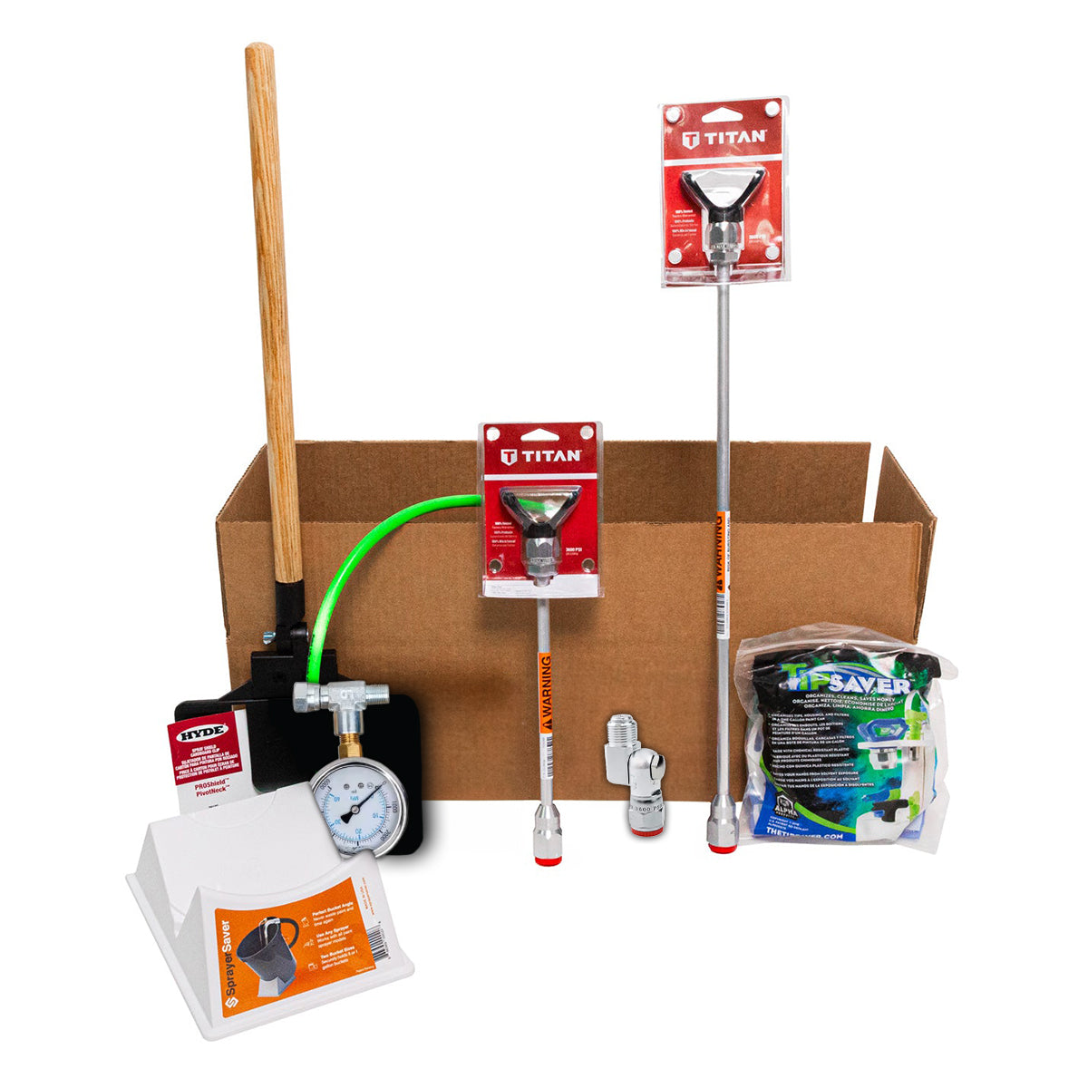 Paint Life Supply Co. airless paint sprayer accessory kit.