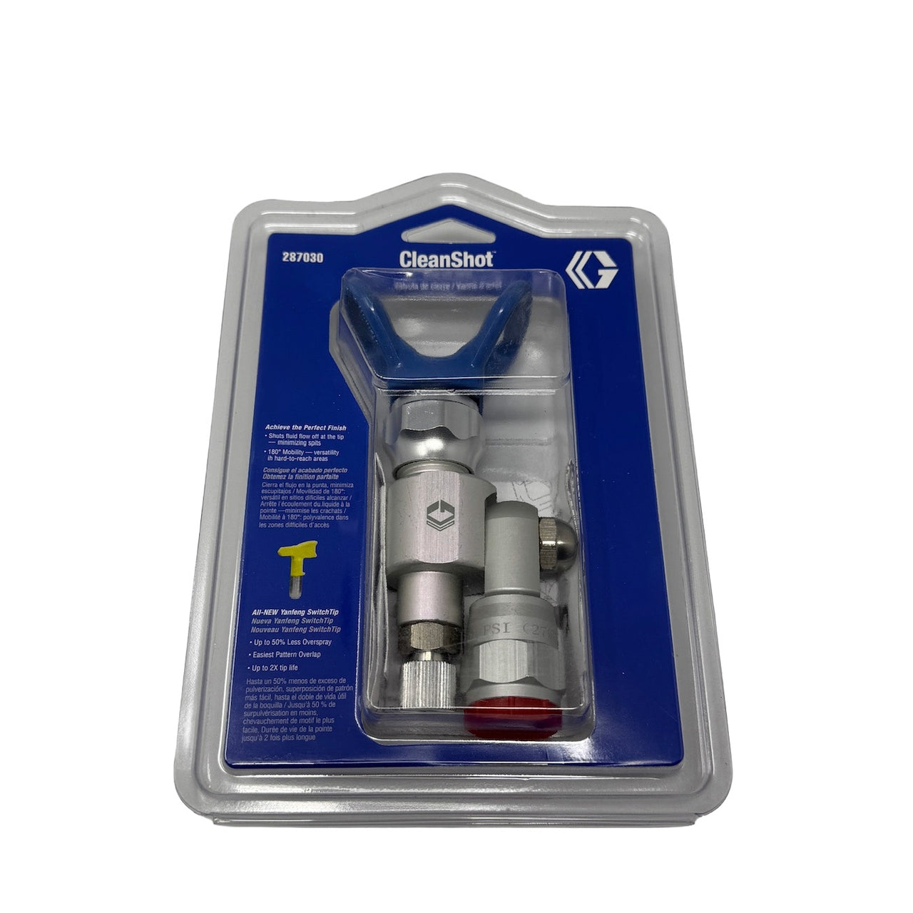 CleanShot spray gun in packaging on a white background