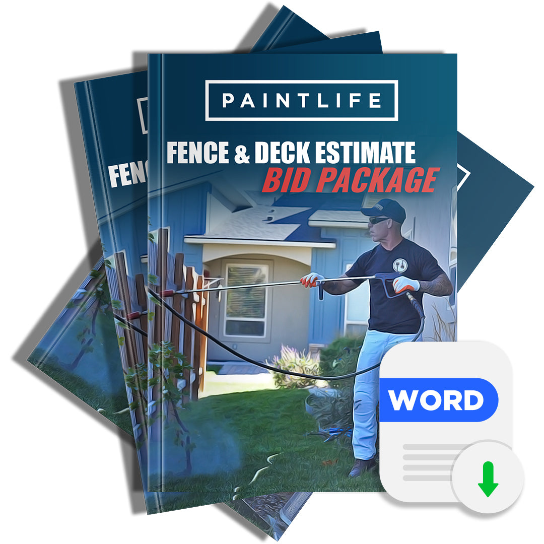 Editable Fence & Deck Bid Package
