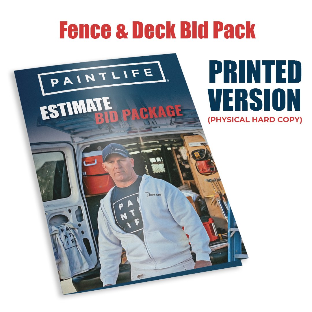 Fence & Deck Bid Pack (Printed, Hard Copy)