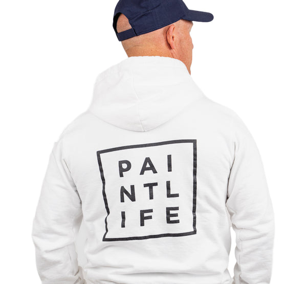 【oan】Trust Hand Painting Hood Zip Up Hand Painted Cotton Hoodie, Hand Painted Custom Hoodie
