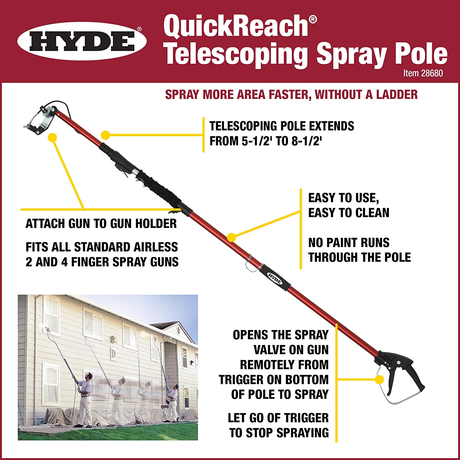 Hyde Spray Pole