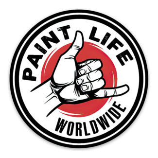 Paint Life World Wide Sticker